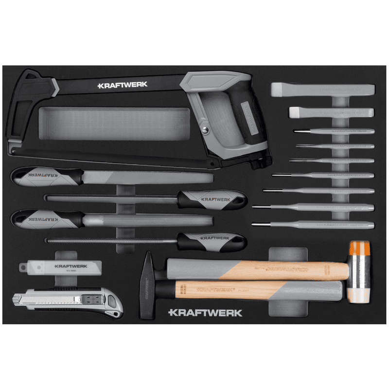 KRAFTWERK LT700 Chariot d'atelier, 5 tiroirs, BASIC, 151 pièces, outils inclus