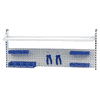Bedrunka+Hirth Multi-Wand-Aufbau, 1 Lochwand und 1 Fachboden, BxH 1500 x 859 mm
