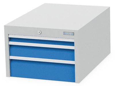 Bedrunka+Hirth Unterhängeschrank mit 3 Schubladen, R 18-24, BxTxH 555 x 736 x 365 mm