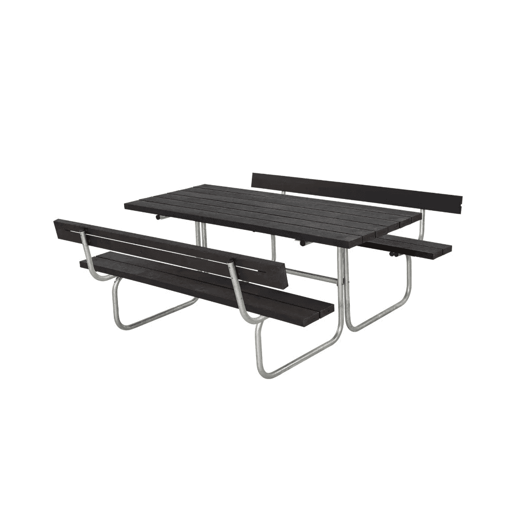 PLUS Meuble modulable Classic RePlast, noir, disponible en 2 versions
