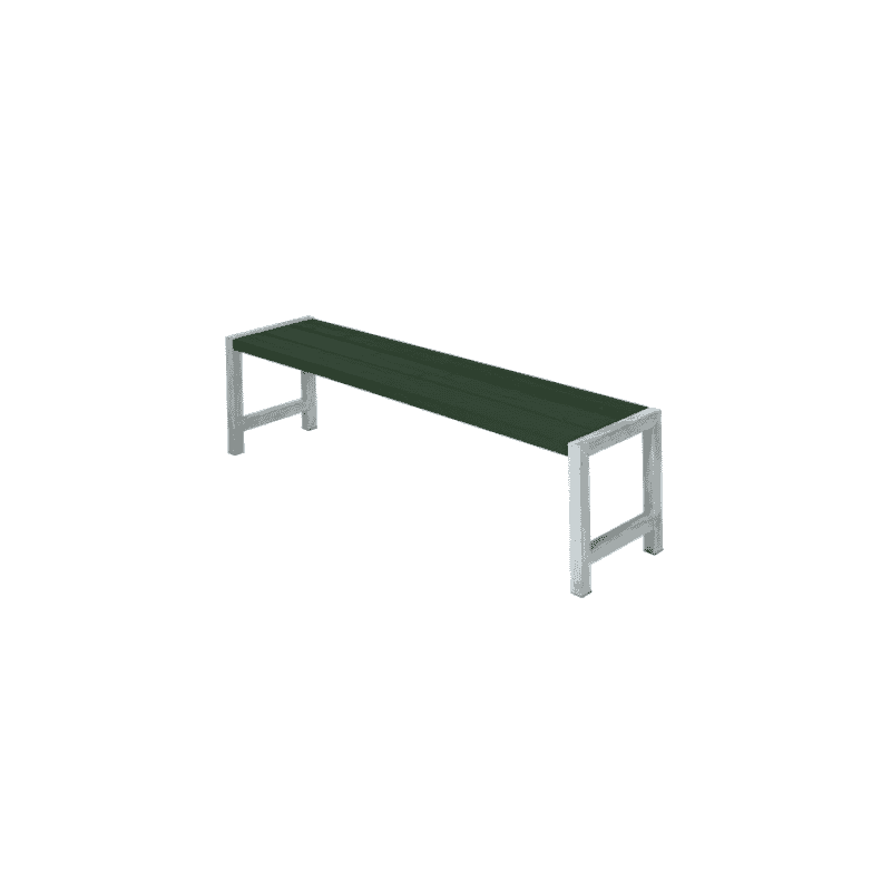 Planches-Banc de jardin quatre couleurs, avec ou sans dosserets