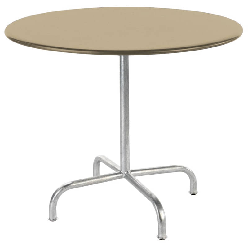 Schaffner Table de jardin ronde Rigi, résistante aux intempéries, rabattable et stable, en diverses exécutions
