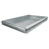 Schulte Regalschublade S2, einzeln, RAL 7035 lichtgrau, 50 kg Tragkraft, BxTxH 1000 x 500 x 100 mm