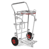 Chariot de nettoyage pour la manipulation pratique des sacs à déchets plastiques - 120 litres