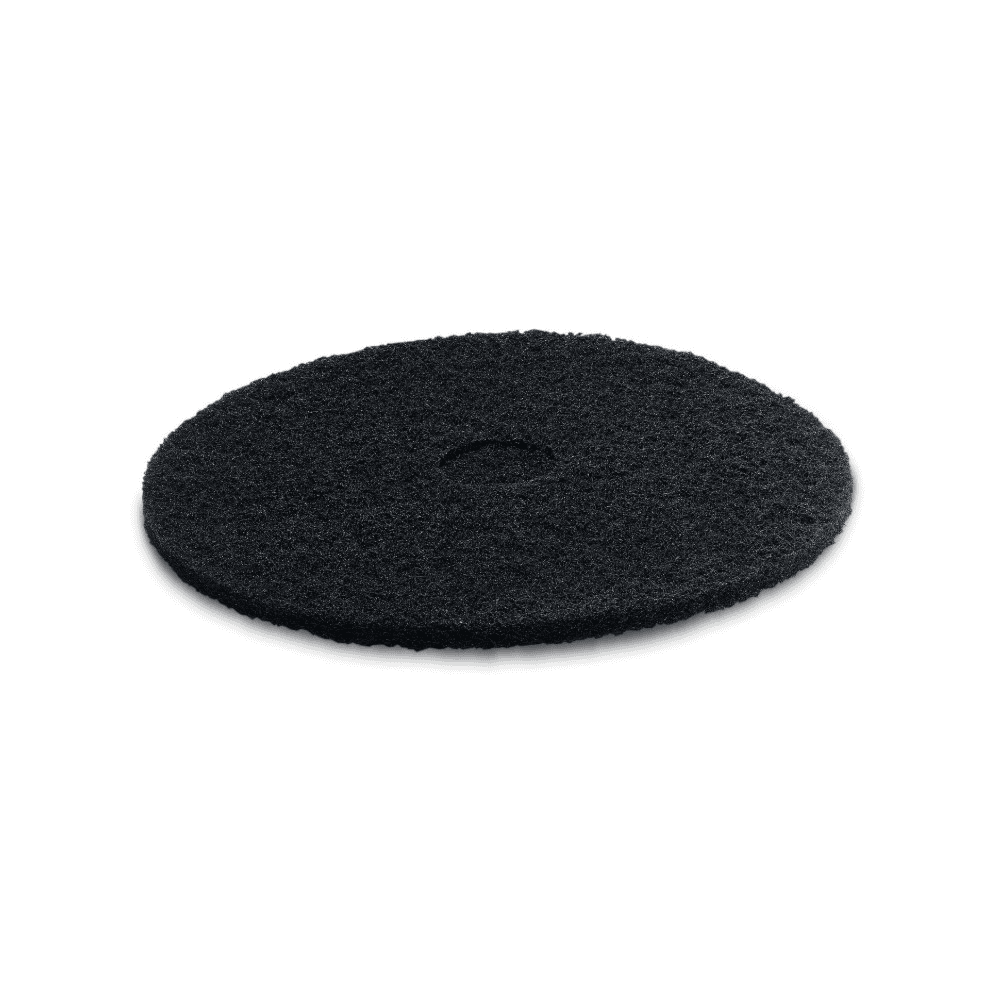 Kärcher Pad hart, schwarz, 508 mm, 5 Stück, Reinigungspad für intensive Grundreinigung