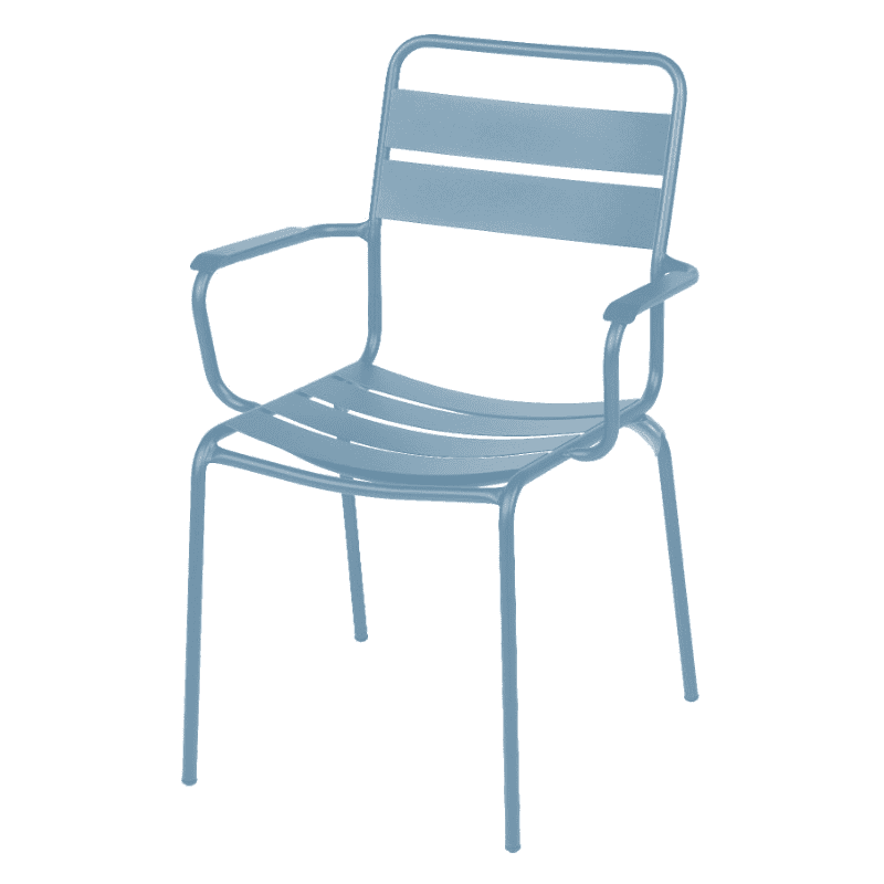 Schaffner Chaise de jardin Glarus en métal, revêtement par poudre, disponible en plusieurs versions