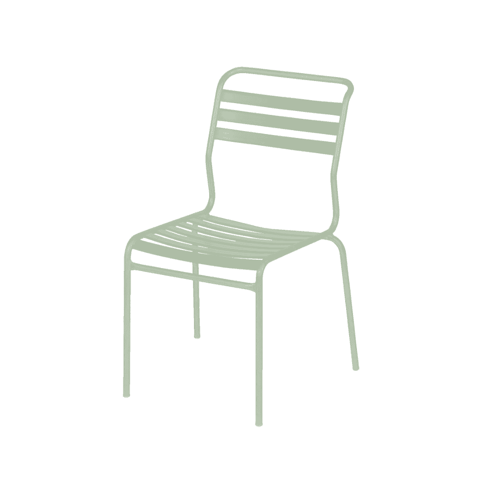 Schaffner Chaise de jardin de jardin SÄNTIS, revêtement par poudre, en diverses exécutions