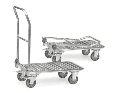 Fetra Alu-Klappwagen, Gesamttragkraft 200 kg, zwei verschiedene Grössen