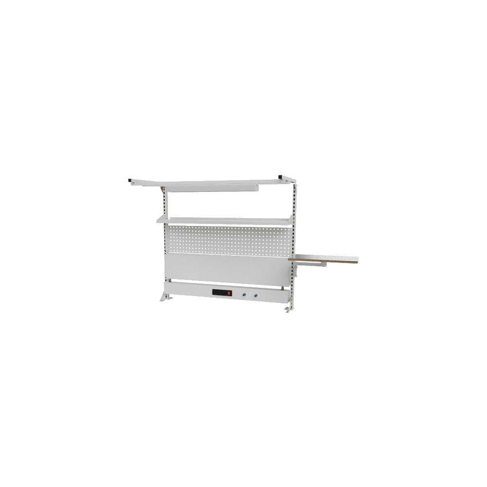 Bedrunka+Hirth Multi-Wand-Aufbau mit Magnetwand und Schwenkarm, 1500 x 1250 mm, in zwei Ausführungen