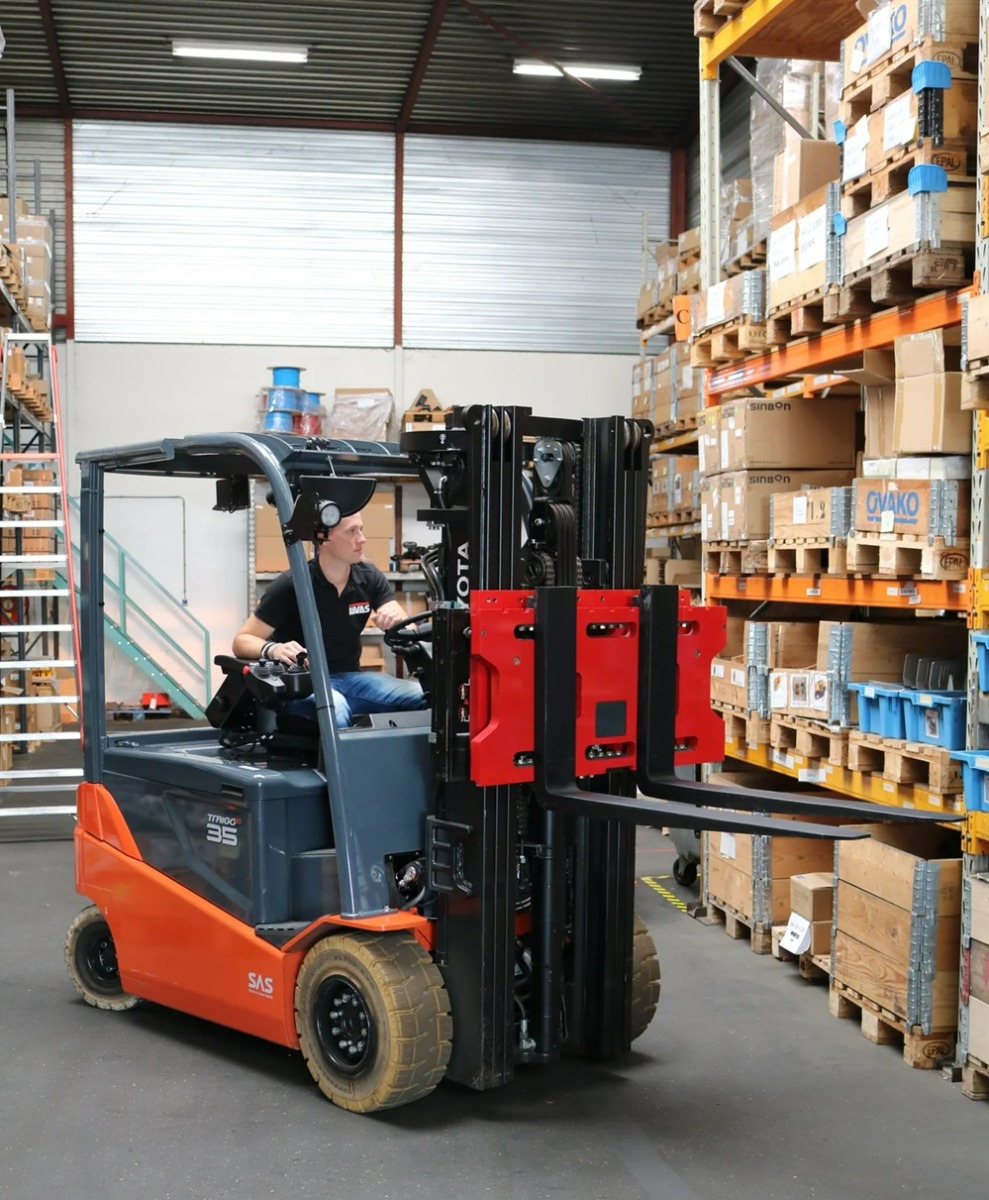 RAVAS iCP-32 Gabelträgerplattenwaage für Gabelstapler, Tragkraft 2'500–5'000 kg