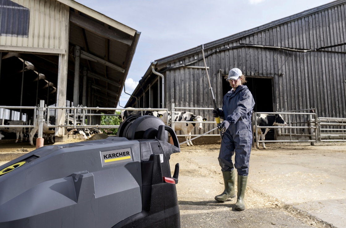 Kärcher Nettoyeur haute pression HDS 12/18-4 SXA avec enrouleur intégré et 20 m de flexible HP