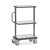 ESD-Beistellwagen mit und ohne Plattform, 821 x 455 x 1178 mm