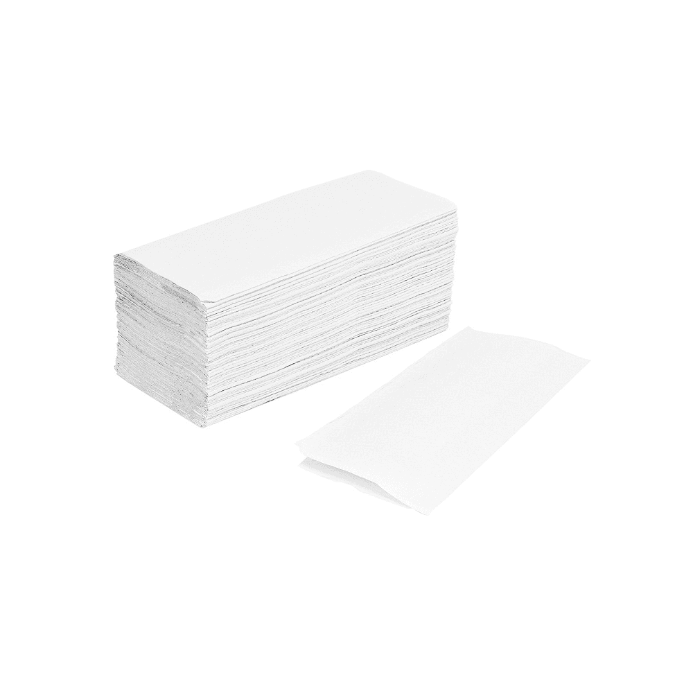 Essuie-mains en papier Edelweiss, pliage en V sur palette
