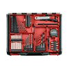 Metabo Akku-Schlagbohrschrauber-Set SB 18, mit 2x Li-Power Akkus (18 V / 2.0 Ah), Ladegerät SC 36 und mobiler Werkstatt