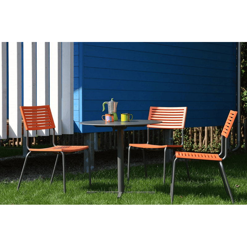 Schaffner Table de bistrot LUZERN en fibre de verre, ronde, rabattable, disponible en plusieurs versions