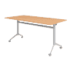Mehrzweck-Klapptisch, kratzfeste Oberfläche, fahrbar, in diversen Ausführungen