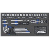Jeu d'outils, jeu de douilles 1/4", 84 pièces