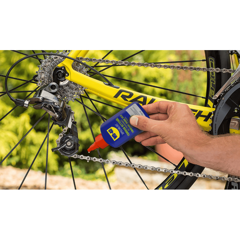 WD-40 Huile spéciale pour chaînes de vélo en cas de temps sec, contenu 100 ml
