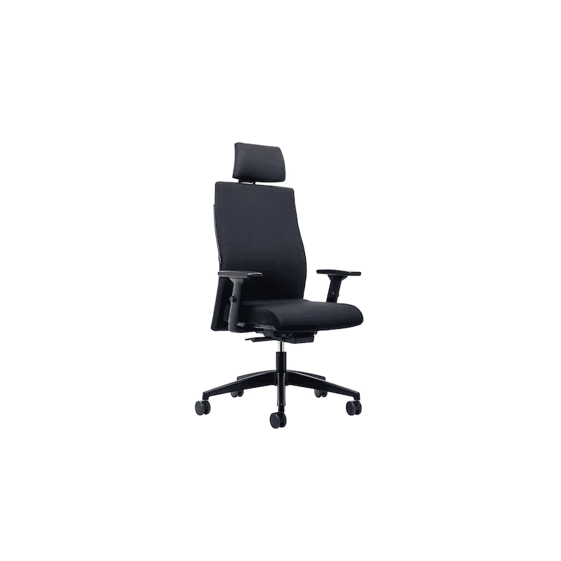 Chaise de bureau Interstuhl 179RS avec dossier haut et appui-tête, L x P x H 640 x 640 x 1340 mm