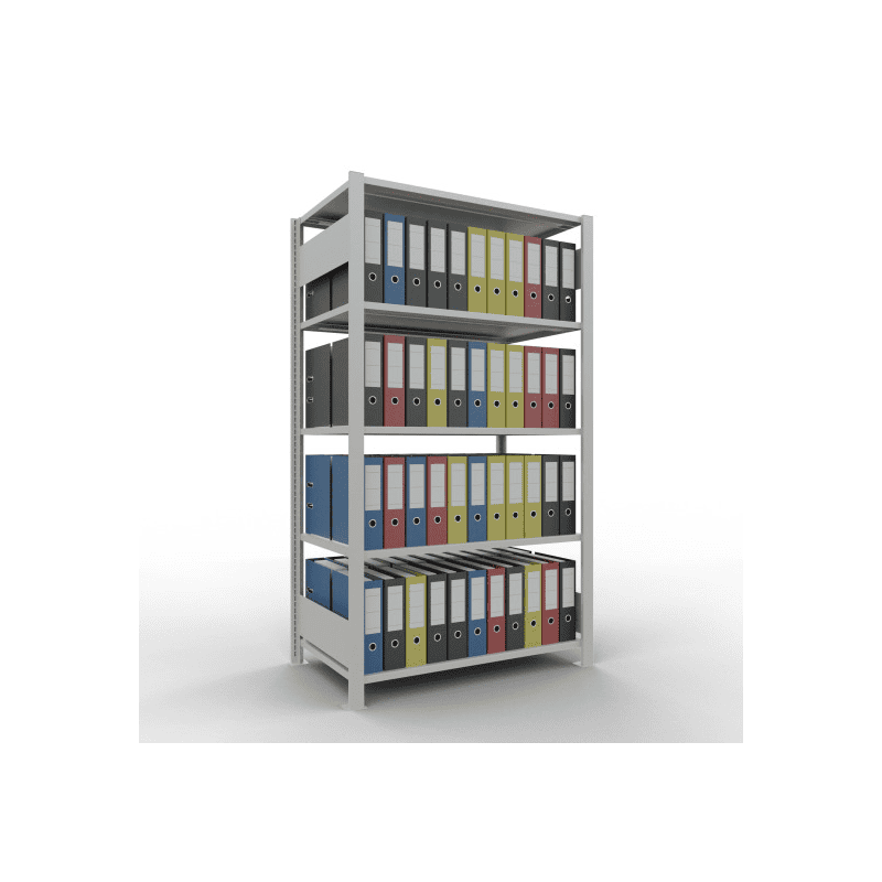 Schulte Büroregal Stecksystem MULTIplus150, beidseitig nutzbar