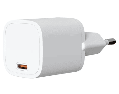 Steffen GaN Ladeadapter 20 W PD, 1 × USB-C, weiss