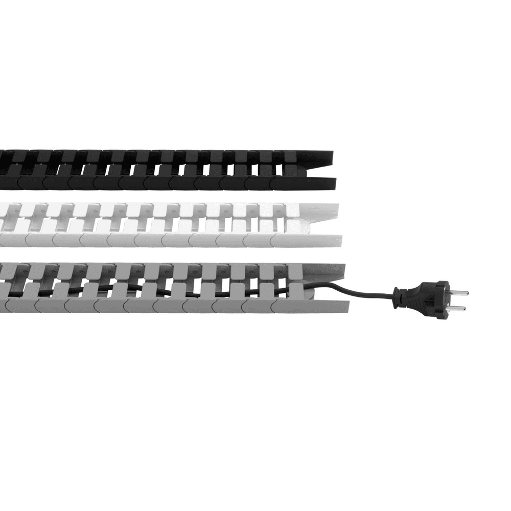 Flexible Kabelkette für Schreibpulte, in 3 Farben