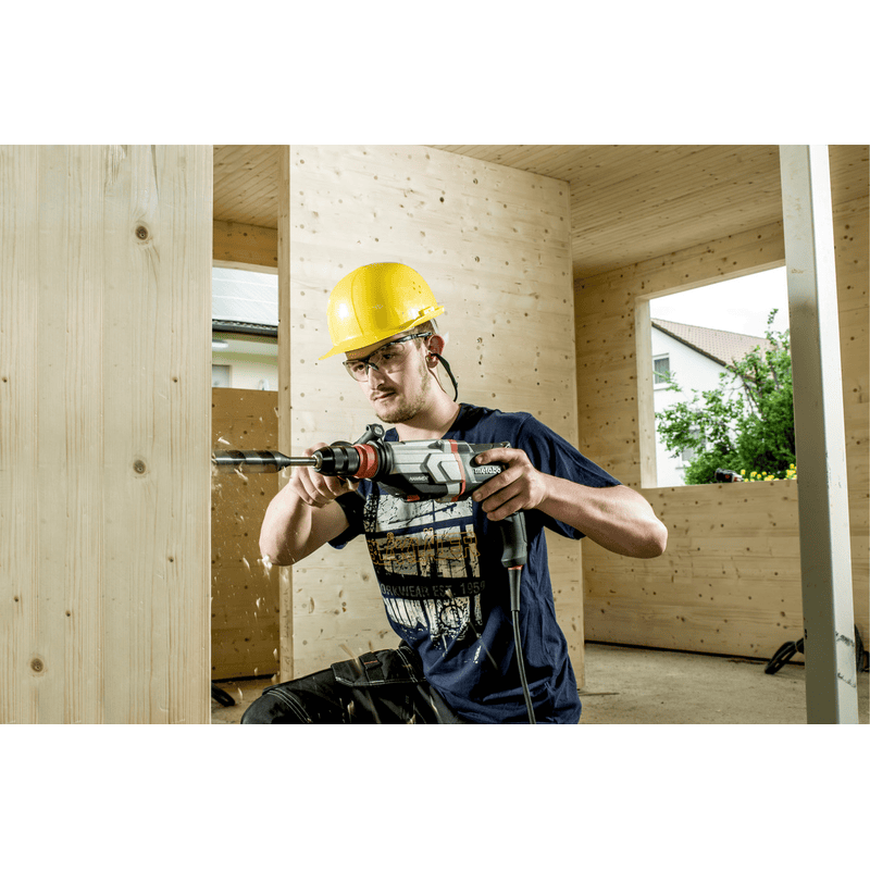Metabo Multihammer UHE 2660-2 Quick, 800 Watt, mit metaBox 145 L und SDS-plus-Bohrer- / Meisselsatz (10-tlg.)