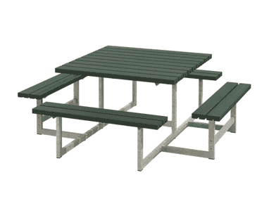 Picnic Kombi-Gartenmöbel, diverse Farben, 2000 x 2000 x 730 / 450 mm