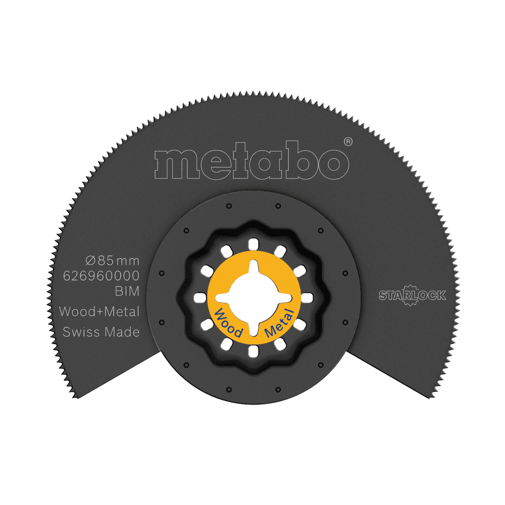 Metabo Segmentsägeblatt, Holz / Metall - Ø 85 mm, BiM, Starlock