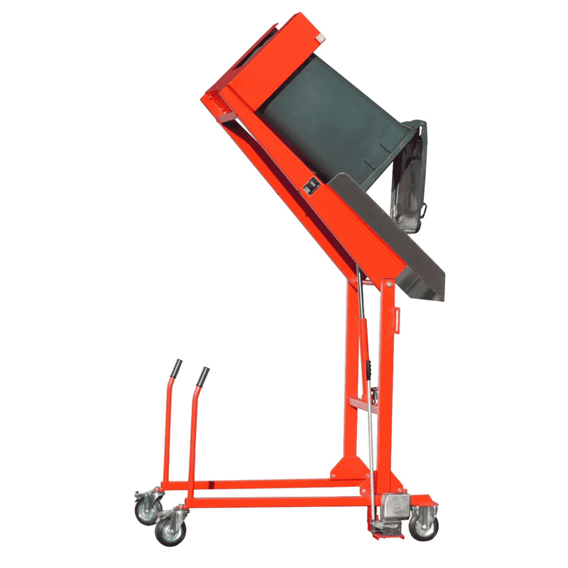 Mülltonnen-Kippwagen mit Handpumpe, in diversen Farben