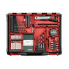 Metabo Akku-Bohrschrauber-Set BS 18 L BL, 18 V mit 2x Li-Power Akkus (18 V / 2.0 Ah), Ladegerät SC 36 und mobiler Werkstatt
