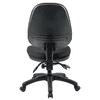 Chaise de bureau Arws SY20, mécanisme synchrone, tissu, sans accoudoirs, noir