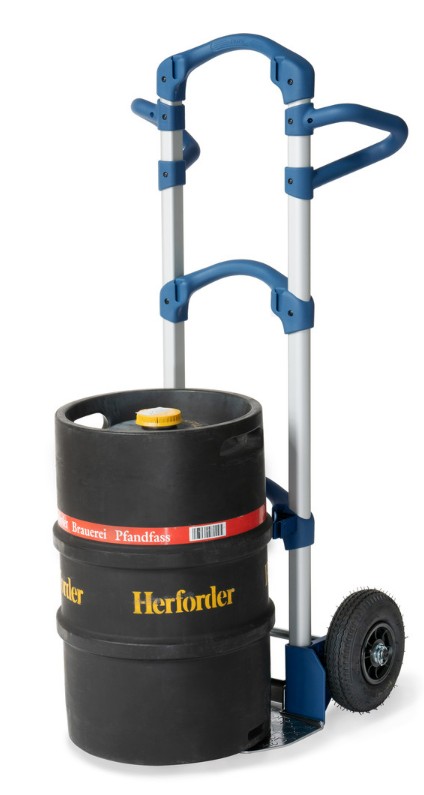 Fetra Alu-Kompaktkarre Wuppi mit Klappschaufel, Tragkraft 200 kg