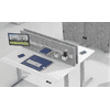 Cloison acoustique UltraBase avec rail d'organisation, en diverses tailles