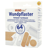 Wundpflaster-Verbandssortiment, WUNDmed, Packung mit 64 Stück