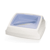 Couvercle en plastique, accessoire pour corbeille en plastique sans couvercle 50 l, en diverses couleurs