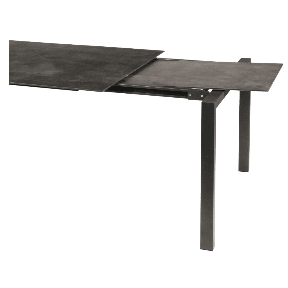 Schaffner Table de jardin LUZERN, extensible, plateau en fibre de verre, disponible en plusieurs versions