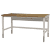 Bedrunka+Hirth Packtisch Komfort, Grundtisch Tiefe 750 mm, elektrisch höhenverstellbar, 2000 x 750 mm