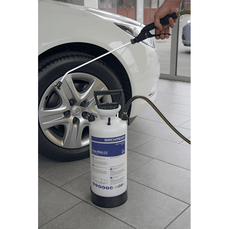 Birchmeier Pulvérisateur à pression Clean-Matic 5 E, avec PR 3 E1, pour solutions alcalines, capacité 5 l