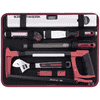 KRAFTWERK PRO LINE ABS Profi-Werkzeugkoffer P300, 186-teilig, 1/4" + 3/8", komplett-Werkzeugset