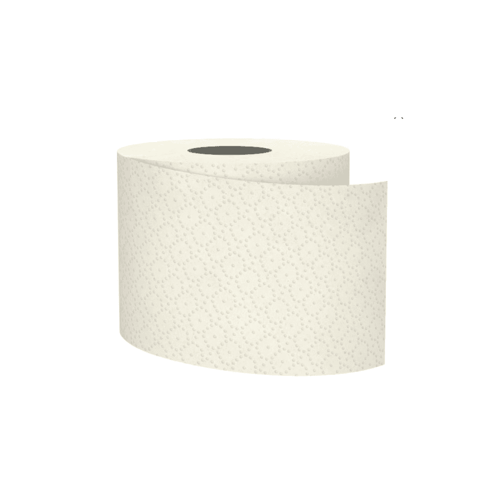 Toilettenpapier / WC-Papier BlackSatino GreenGrow, 3-lagig, Packung à 8 Rollen