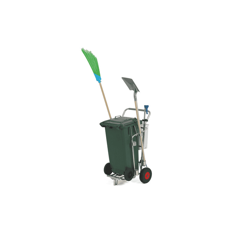 Chariot de nettoyage pour une manipulation facile des bacs - 120 litres