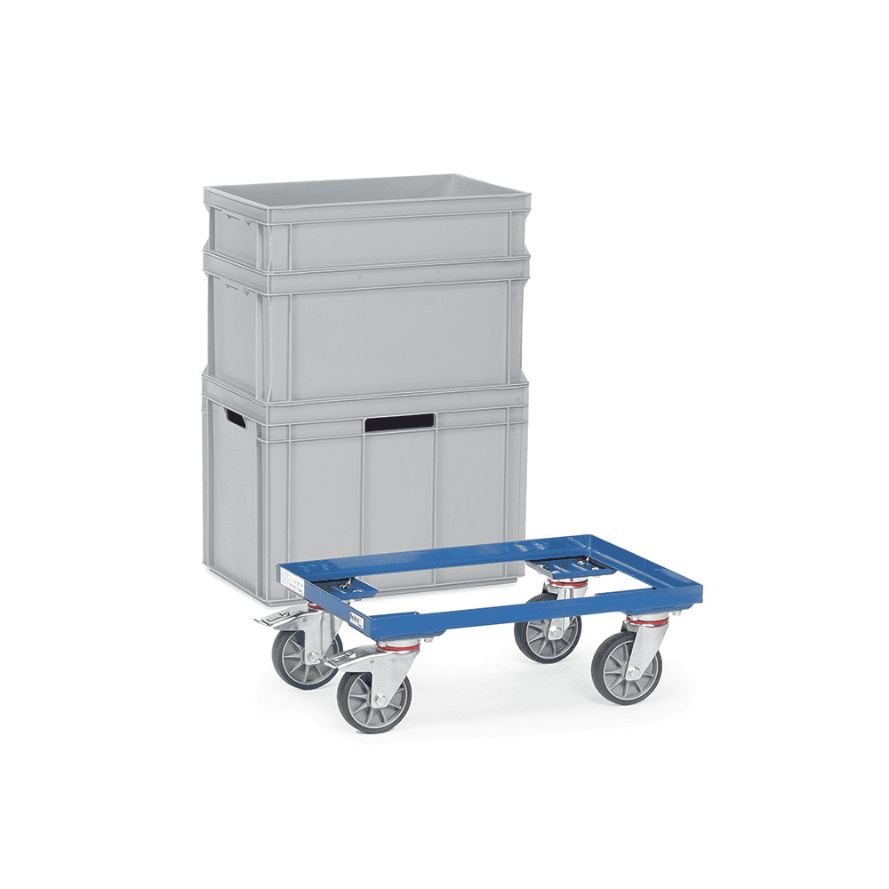 Fetra Eurokasten-Roller offener Rahmen, Gesamttragkraft 250 kg