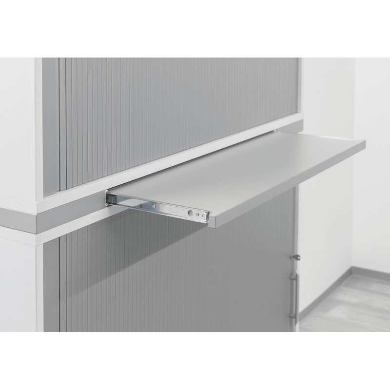 Zusätzlicher Auszugsboden, silber, 1200 x 400 x 38 mm