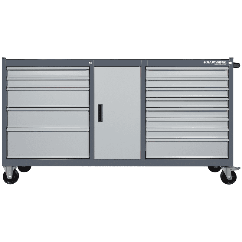 KRAFTWERK BT LINE Werkzeugwagen XXL BT1800, 13 Schubladen, leer, LxBxH 470 x 1805 x 1000 mm