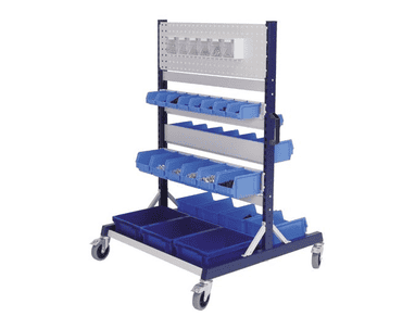 Bedrunka+Hirth Workraster-Mobil Doppelseitig, BxTXH 1000 x 960 x 1476 mm