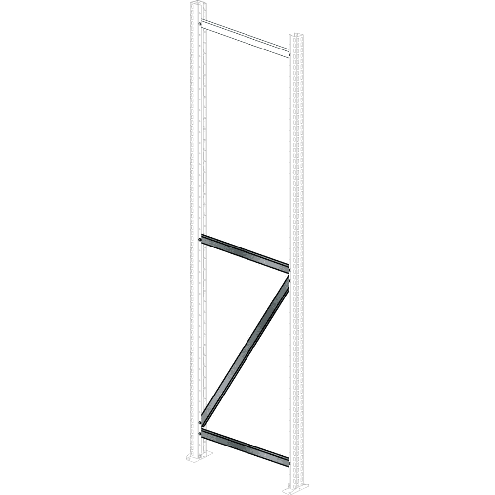 Schulte Fachwerk für Ständerrahmen W100, horizontal oder diagonal, verzinkt