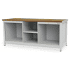 Bedrunka+Hirth Kastenwerkbank, R 24-24, 2 Leergehäusen und Fachböden, BxT 2000 x 750 mm