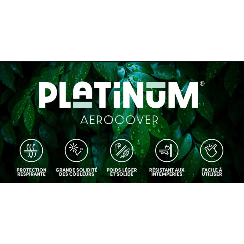 Platinum AeroCover Housse de protection Lounge en forme de L à droite, L x L x L x H 3500 x 2750 x 900 x 700 mm