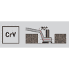 KRAFTWERK BASIC LINE EVA Doppelringschlüssel-Einlage, 200 x 400 mm, 4-teilig